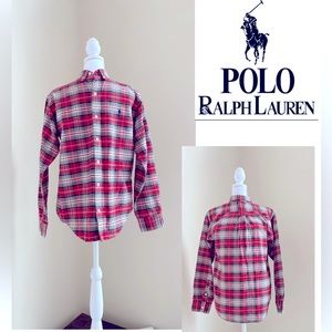 🌟🌟Host Pick!!!!🌟🌟 Ralph Lauren Polo Dress Shirt Plaid